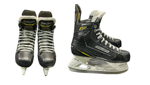 Vist Large View of Product Image Which is Used Bauer SUPREME M1 Intermediate Hockey Skate Intermediate 4.5
