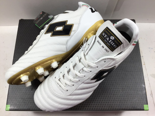 Vist Large View of Product Image Which is NEW Lotto Stadio OG II Soccer Cleats White Senior 8