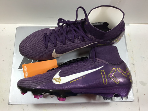 Vist Large View of Product Image Which is NEW Nike ZM Superfly 10 Elite Soccer Cleats Purple Senior 10.5