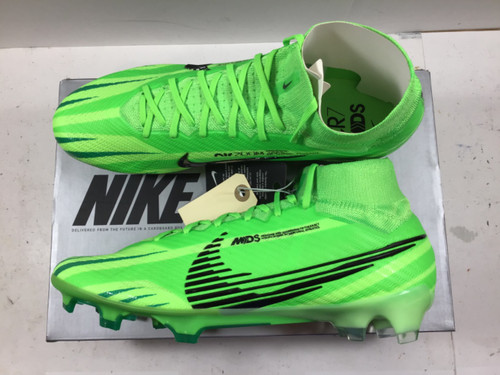 Vist Large View of Product Image Which is NEW Nike Zoom Superfly 9 MDS Elite Soccer Cleats Neon Green Senior 11