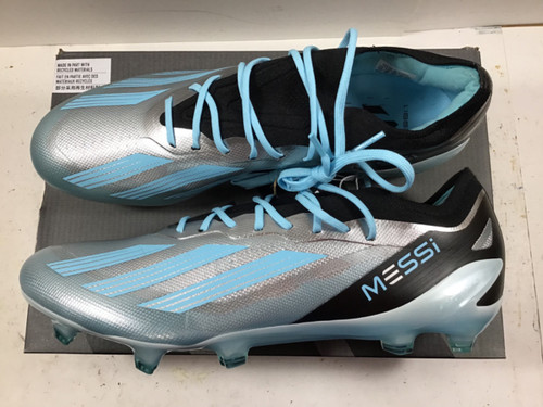 Vist Large View of Product Image Which is NEW Adidas X Crazyfast Messi.1 Soccer Cleats Silver Senior 11