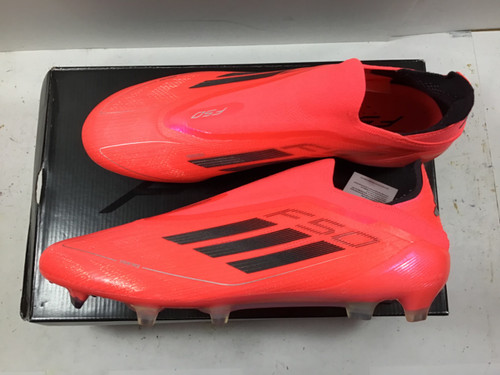 Vist Large View of Product Image Which is NEW Adidas F50 Elite LL Soccer Cleats Pink Senior 12