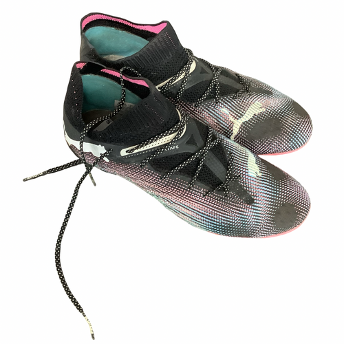 Vist Large View of Product Image Which is Used Puma Soccer Cleats Black Senior 7