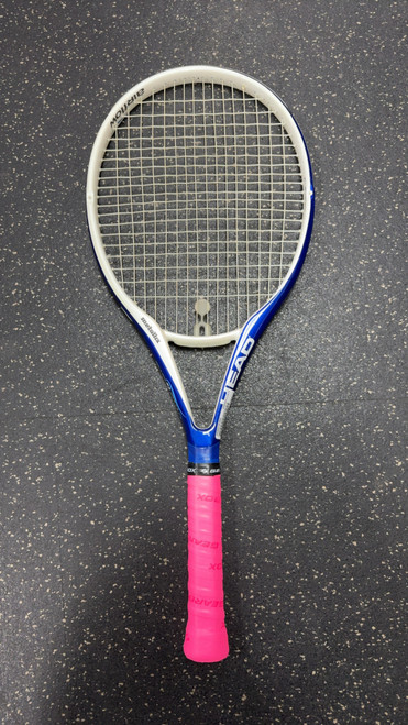 Vist Large View of Product Image Which is Used Head AIRFLOW3 Adult Tennis Racquet Royal Blue 4 1/4"