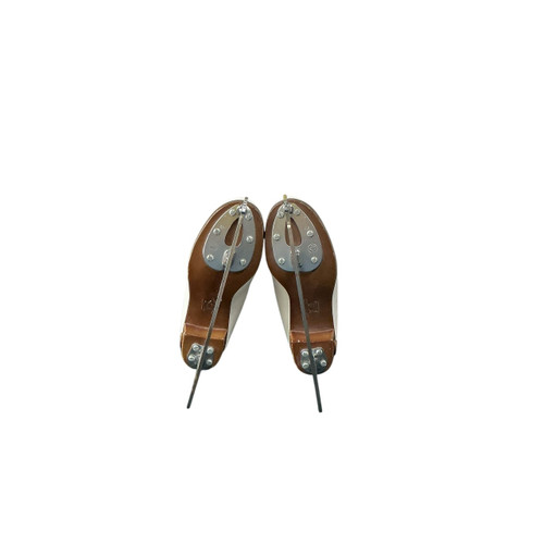 Vist Large View of Product Image Which is Used Riedell Girls Figure Skate White Junior 01.5
