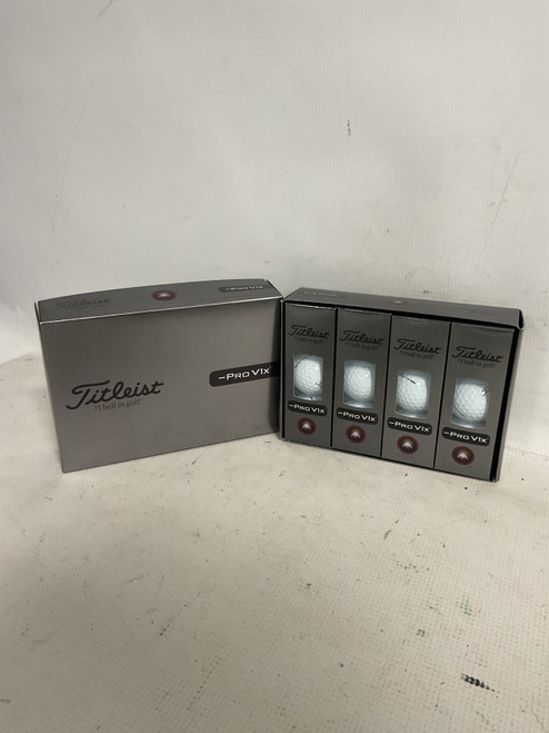 Vist Large View of Product Image Which is Used Titleist -PRO V1X LEFT DASH 12 Pack - Golf Balls
