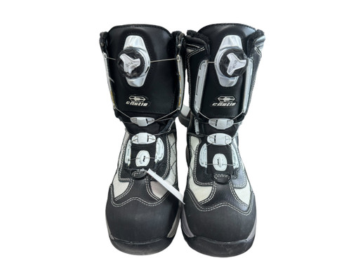 Vist Large View of Product Image Which is Used CASTLE CHARGER Womens Snowboard Boots Black Senior 7