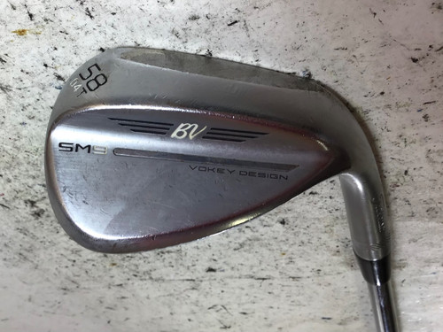 Vist Large View of Product Image Which is Used Titleist BV SM9 Golf Wedge Mens RH 58 Degree