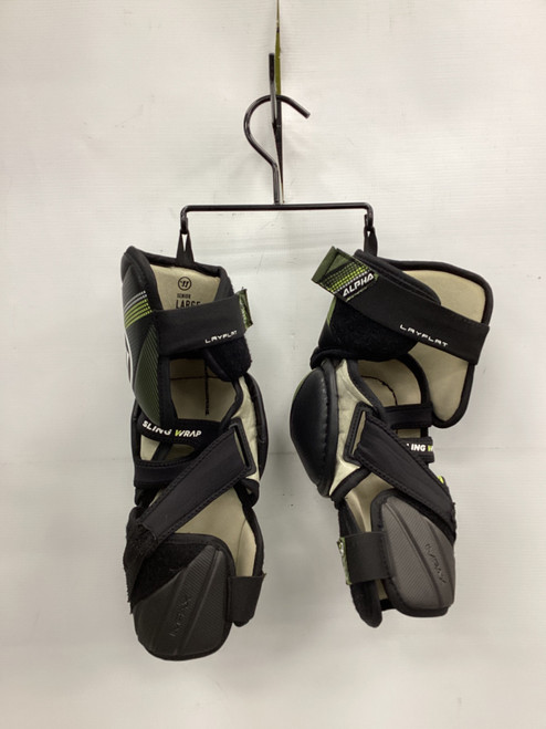 Vist Large View of Product Image Which is Used Warrior ALPHA PRO Senior Elbow Pads LG