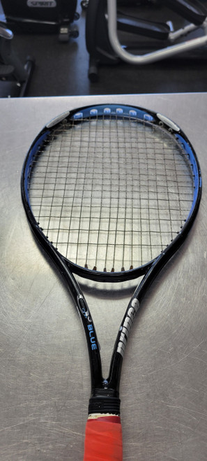 Vist Large View of Product Image Which is Used Prince O3 BLUE Adult Tennis Racquet None 4 3/8"