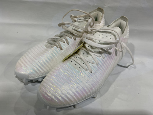 Vist Large View of Product Image Which is Used Under Armour Blur Pro 3028220-100 Adult FB Cleats White Senior 12