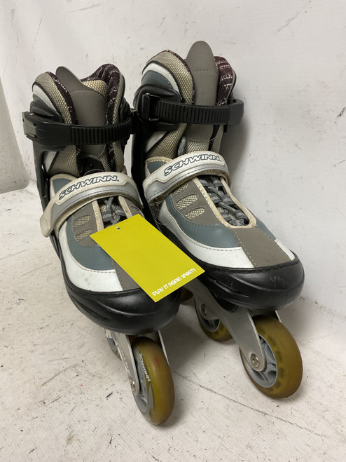 Vist Large View of Product Image Which is Used Schwinn ADJ 8-9.5 Senior Rec Fitness Skates Black Adjustable