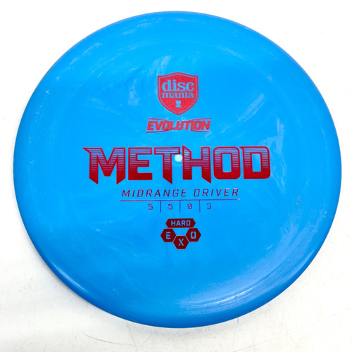 Vist Large View of Product Image Which is Used Discmania METHOD Disc Golf Mid Range Royal Blue 180g