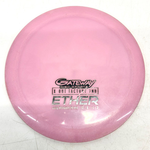 Vist Large View of Product Image Which is Used Gateway ETHER Disc Golf Driver Pink 172g