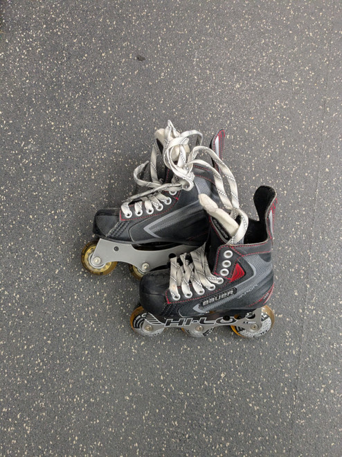 Vist Large View of Product Image Which is Used Bauer X40R Roller Hockey Skates None Youth 10.0
