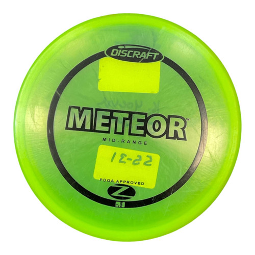 Vist Large View of Product Image Which is Used Discraft Z METEOR Disc Golf Mid Range Green 179g