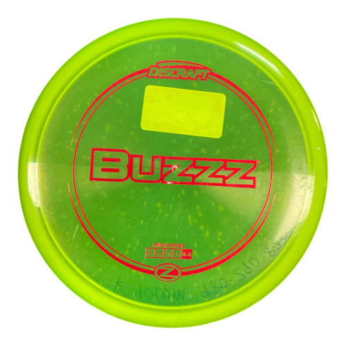 Vist Large View of Product Image Which is Used Discraft Z BUZZZ Disc Golf Mid Range Optic Yellow 176g