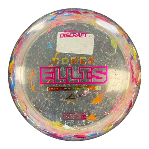 Vist Large View of Product Image Which is Used Discraft Z JAWBREAKER FORCE Disc Golf Driver Purple 177g