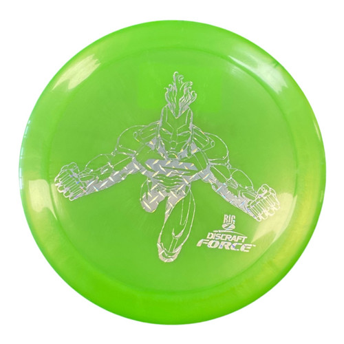 Vist Large View of Product Image Which is Used Discraft BIG Z FORCE Disc Golf Driver Green 176g
