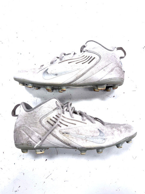 Vist Large View of Product Image Which is Used Nike LAX Cleats Mens White Senior 11
