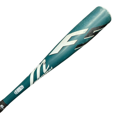 Vist Large View of Product Image Which is Used Marucci F5 USSSA 2 3/4 Bat Green 25"