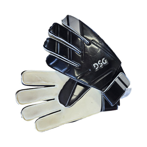 Vist Large View of Product Image Which is Used Dsg GOALIE GLOVES Soccer Goalie Gloves Black 10