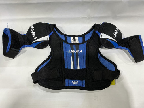 Vist Large View of Product Image Which is Used Jamm 5001 Youth Shoulder Pads LG