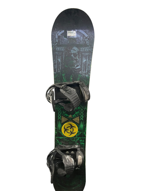 Vist Large View of Product Image Which is Used Burton DEUCE Mens Board/Bindings Green 158 cm