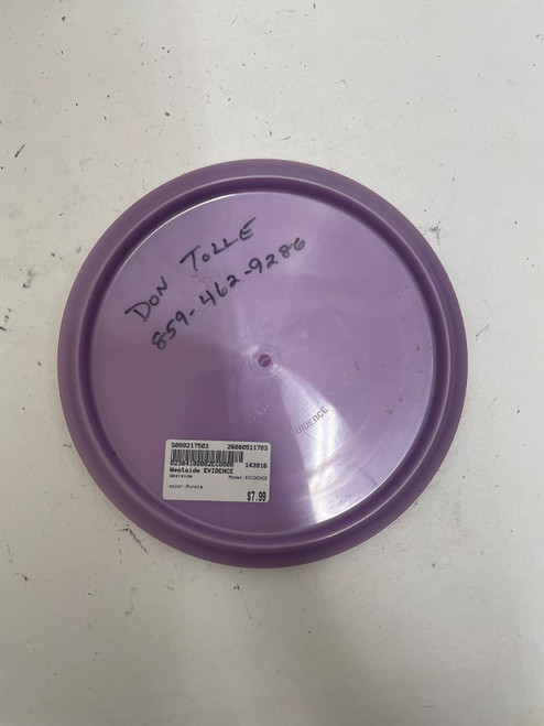 Vist Large View of Product Image Which is Used Westside EVIDENCE Disc Golf Mid Range Purple