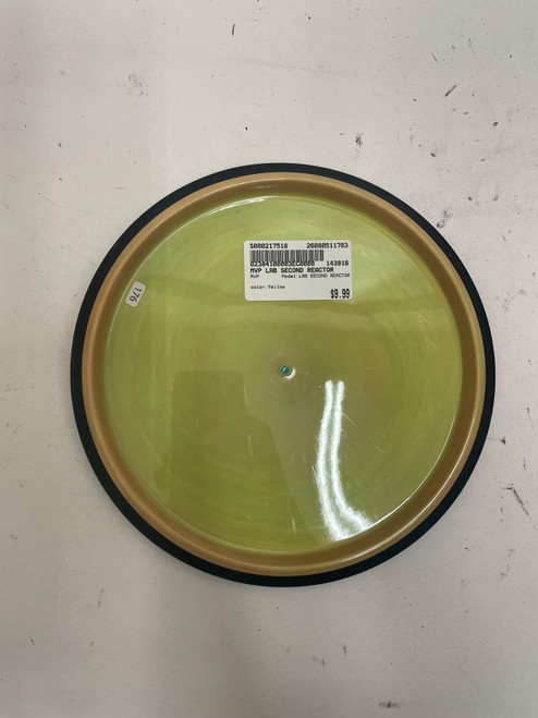 Vist Large View of Product Image Which is Used MVP LAB SECOND REACTOR Disc Golf Mid Range Yellow