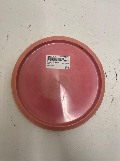 Vist Large View of Product Image Which is Used Discraft BUZZZ Disc Golf Mid Range Pink