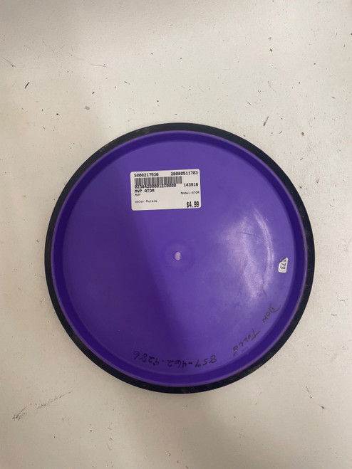 Vist Large View of Product Image Which is Used MVP ATOM Disc Golf Putter Purple