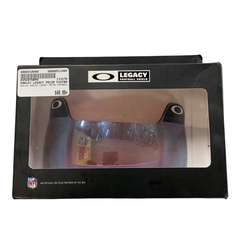 Vist Large View of Product Image Which is Used Oakley OAKLEY LEGACY PRIZM FOOTBALL VISOR Football Accessory