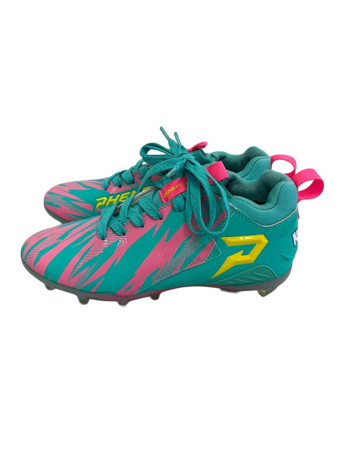 Vist Large View of Product Image Which is Used Phantom Elite Kool Aid Jr 5 FB Cleats Teal