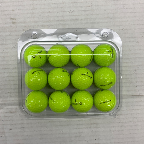 Vist Large View of Product Image Which is Used Taylormade TP5 YELLOW 12 Pack - Golf Balls