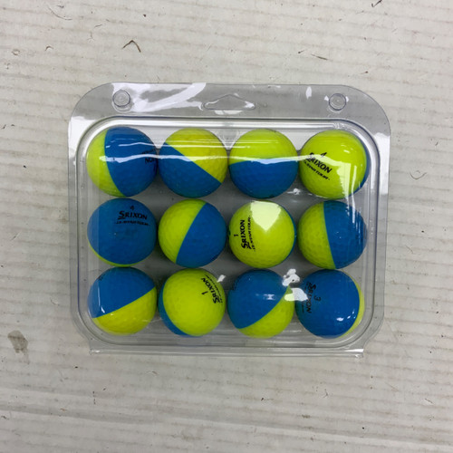 Vist Large View of Product Image Which is Used Srixon Q STAR TOUR BLUE/YELLOW 12 Pack - Golf Balls