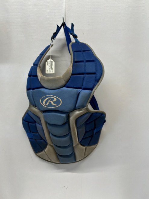 Vist Large View of Product Image Which is Used Rawlings CHEST PROTECTOR Catchers Chest Protector Royal Blue Adult