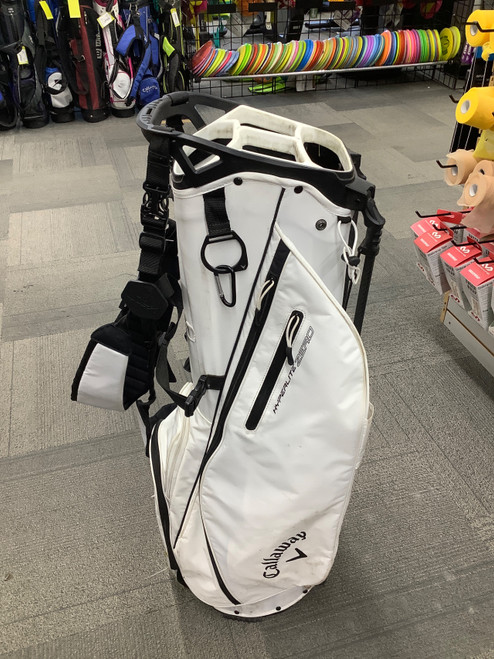 Vist Large View of Product Image Which is Used Callaway HYPERLITE ZERO Mens Stand Bag White