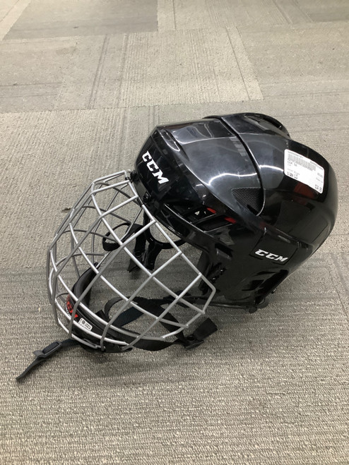 Vist Large View of Product Image Which is Used CCM 50 Helmet Cage Combo Black LG