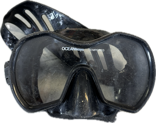 Vist Large View of Product Image Which is Used Underwater Mask Black