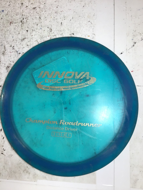 Vist Large View of Product Image Which is Used Innova CHAMPION ROADRUNNER Disc Golf Driver Royal Blue 171g