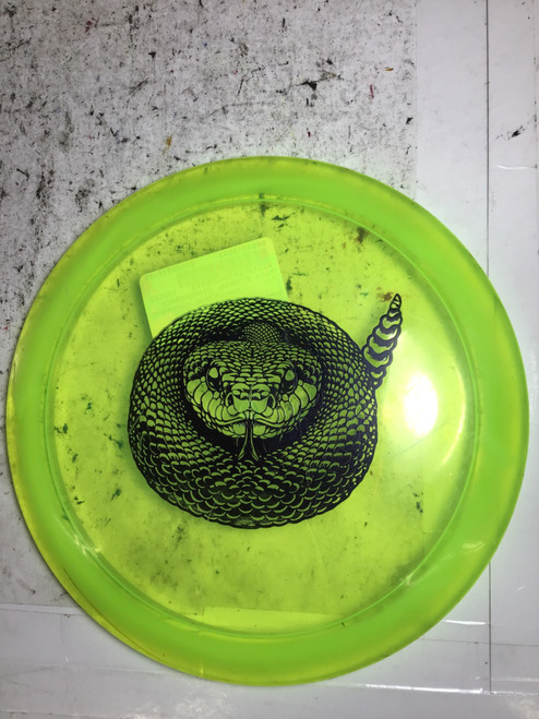Vist Large View of Product Image Which is Used Mint ETERNAL DIAMONDBACK Disc Golf Driver Neon Green 174g