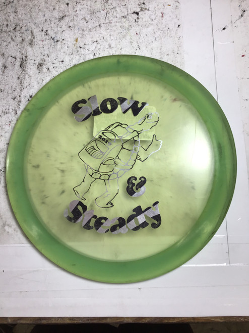 Vist Large View of Product Image Which is Used Discraft Z LINE DRIVER Disc Golf Driver Green 174g