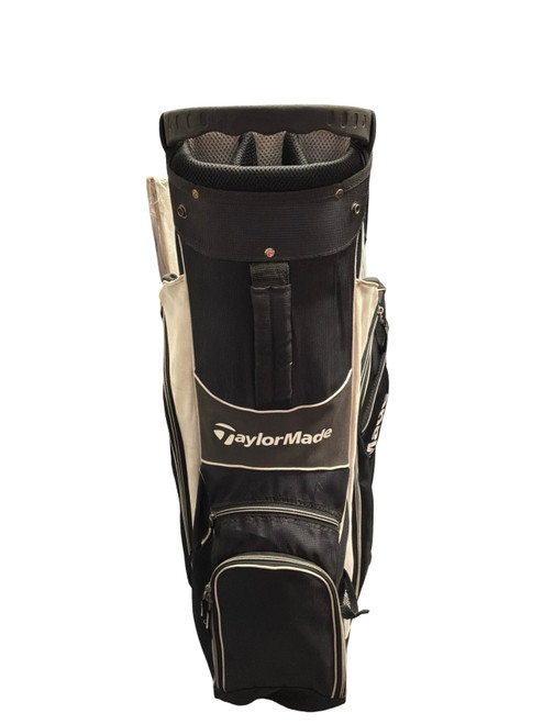 Vist Large View of Product Image Which is Used Taylormade 14 WAY BLACK Mens Cart Bag Black