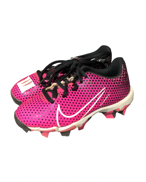 Vist Large View of Product Image Which is Used Nike SOFTBALL BB/SB Cleats Pink Youth 11.0