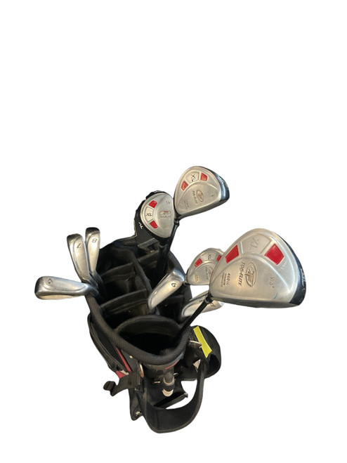 Vist Large View of Product Image Which is Used Top Flite COMPLETE GOLF SET Mens Set RH Black And Red 10 Piece