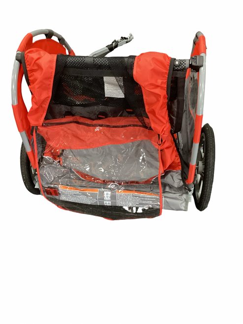 Vist Large View of Product Image Which is Used InSTEP BIKE TRAILER Two-person Stroller Red