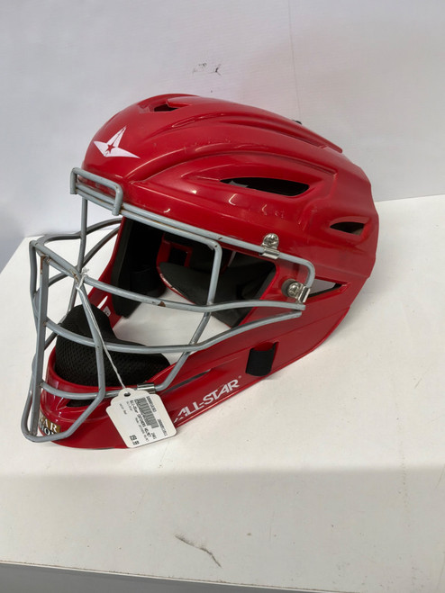 Vist Large View of Product Image Which is Used All-Star CATCHERS HELMET Catchers Mask Red