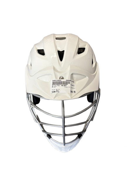Vist Large View of Product Image Which is Used Brine M/L HELMETE Lacrosse Helmet White M/L