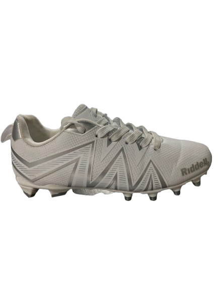Vist Large View of Product Image Which is Used Riddell REVENGE LOW FB CLEATS JNR 3.0 Jr FB Cleats White Junior 03